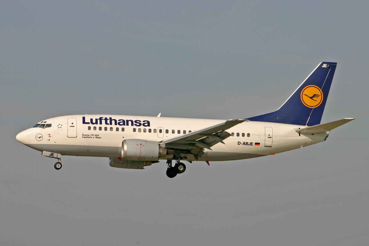 Lufthansa, D-ABJE, Boeing B737-530, msn: 25310/2126,  Ingelheim am Rhein , 09.Juni 2008, ZRH Zürich, Switzerland.