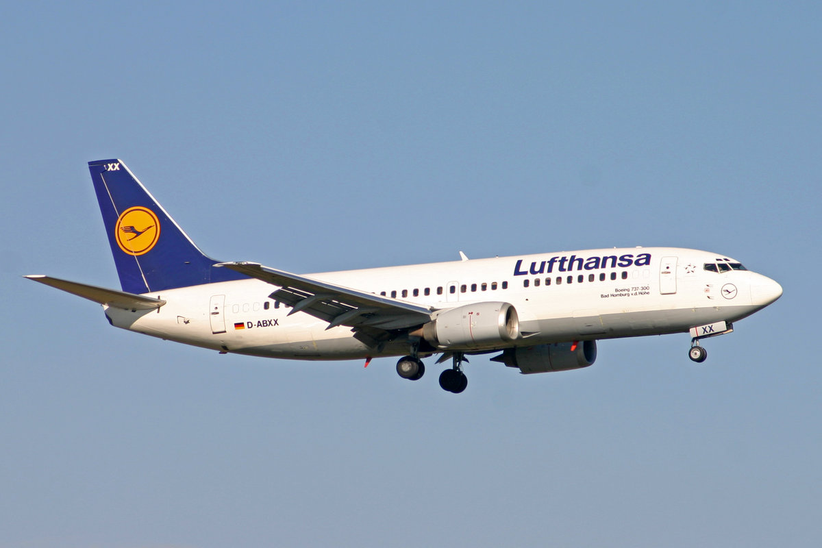 Lufthansa, D-ABXX, Boeing B737-330, msn: 24562/1787,  Bad Homburg von der Höhe , 09.Februar  2005, ZRH Zürich, Switzerland.