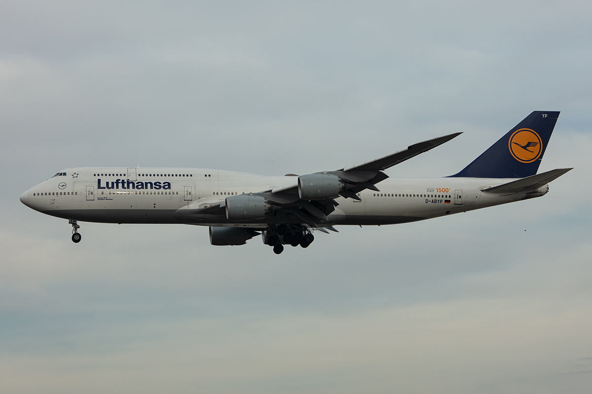 Lufthansa, D-ABYP, Boeing, B747-830, 24.11.2019, FRA, Frankfurt, Germany



