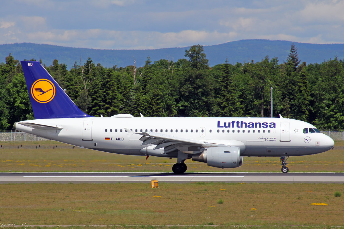 Lufthansa, D-AIBD, Airbus A319-112, msn: 4455 ,  Pirmasens , 21.Mai 2017, FRA Frankfurt am Main, Germany.