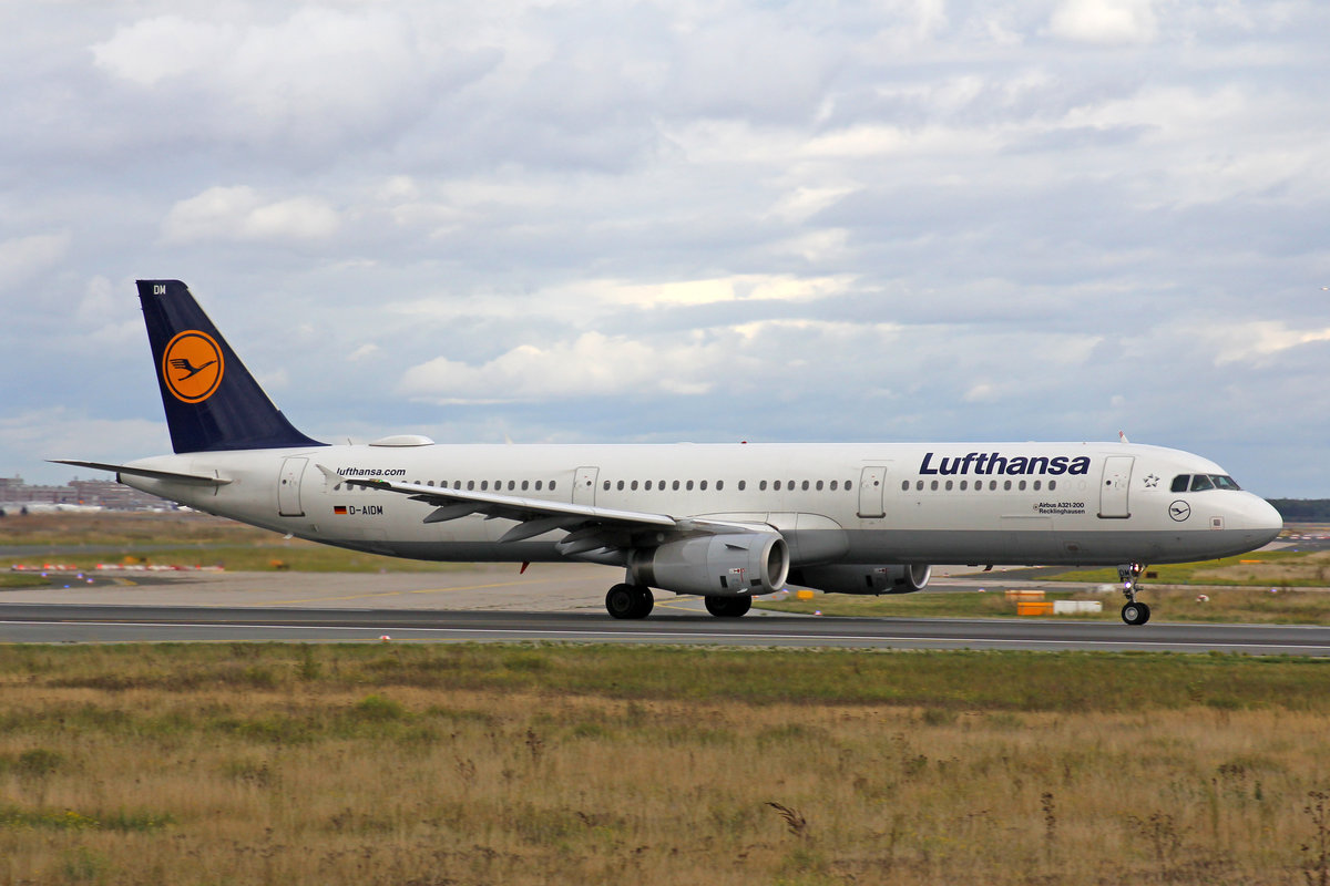 Lufthansa, D-AIDM, Airbus A321-231, msn: 4916,  Recklinghausen , 28,September 2019, FRA Frankfurt, Germany.