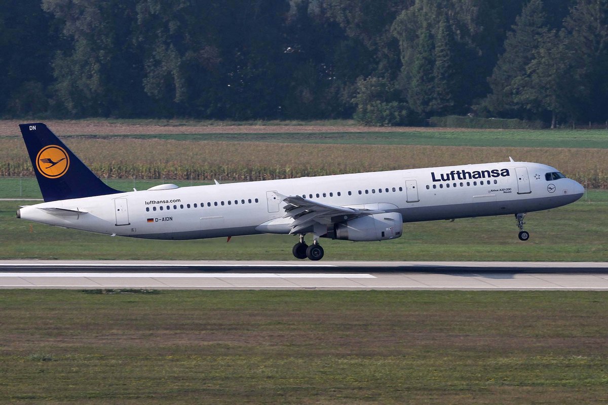 Lufthansa, D-AIDN, Airbus, A 321-231,  Neuss , MUC-EDDM, München, 05.09.2018, Germany