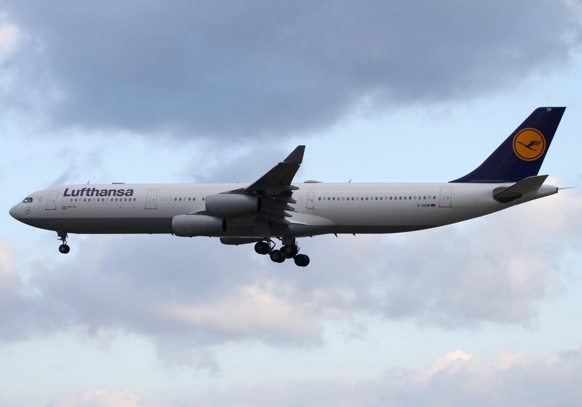 Lufthansa, D-AIGM  Grlitz , Airbus, A 340-300, 18.04.2014, FRA-EDDF, Frankfurt, Germany 