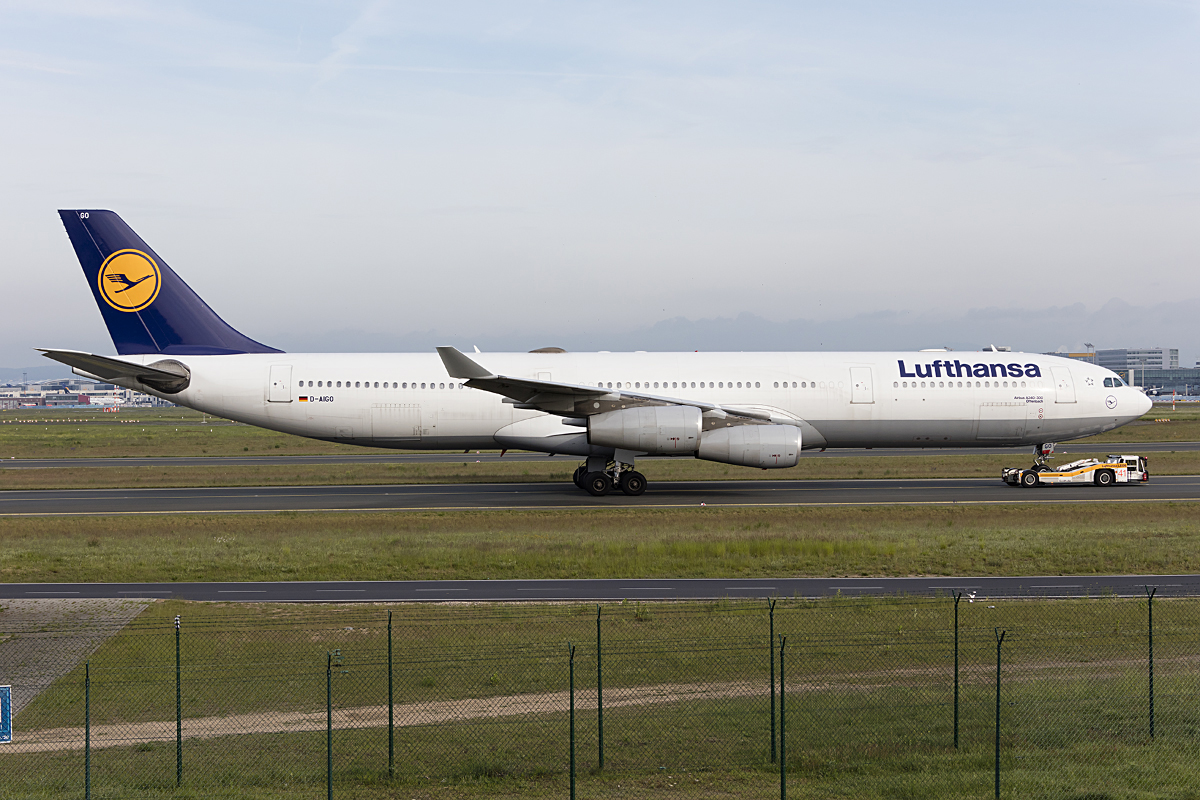 Lufthansa, D-AIGO, Airbus, A340-313, 21.05.2016, FRA, Frankfurt, Germany



