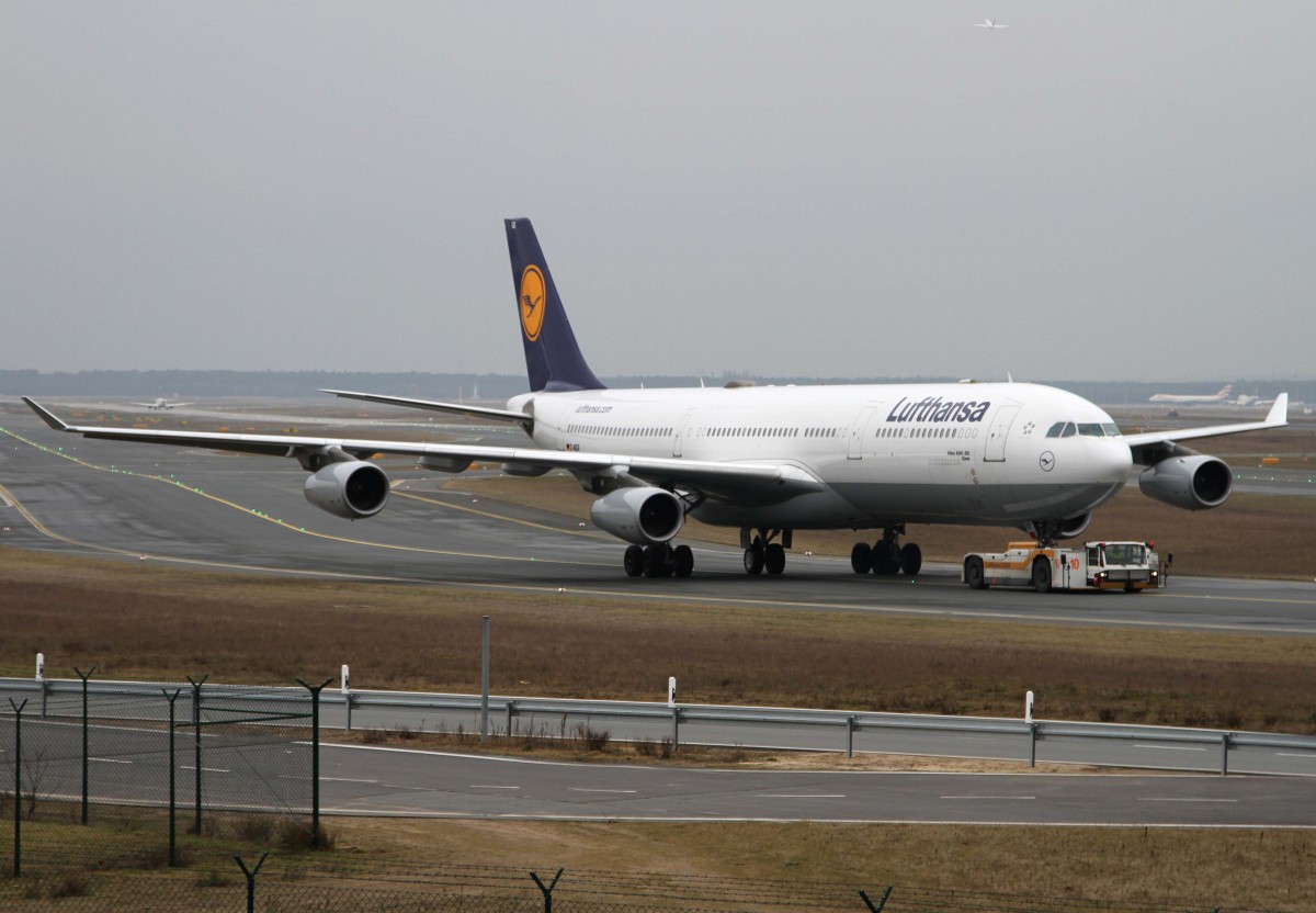 Lufthansa, D-AIGX  Dren , Airbus, A 340-300, 23.01.2014, FRA-EDDF, Frankfurt, Germany