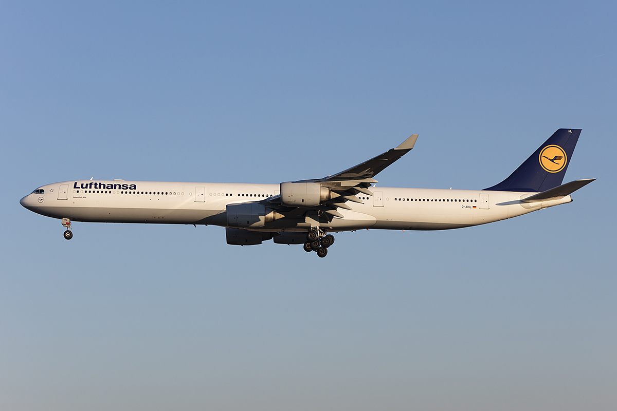 Lufthansa, D-AIHL, Airbus, A340-642, 14.10.2018, FRA, Frankfurt, Germany 


