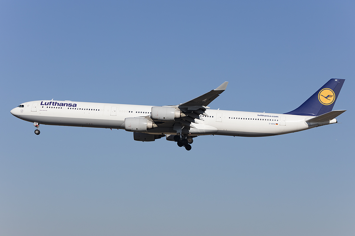 Lufthansa, D-AIHV, Airbus, A340-642X, 14.10.2018, FRA, Frankfurt, Germany 


