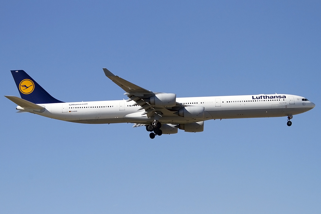 Lufthansa, D-AIHX, Airbus, A340-642X, 05.09.2013, FRA, Frankfurt, Germany 



