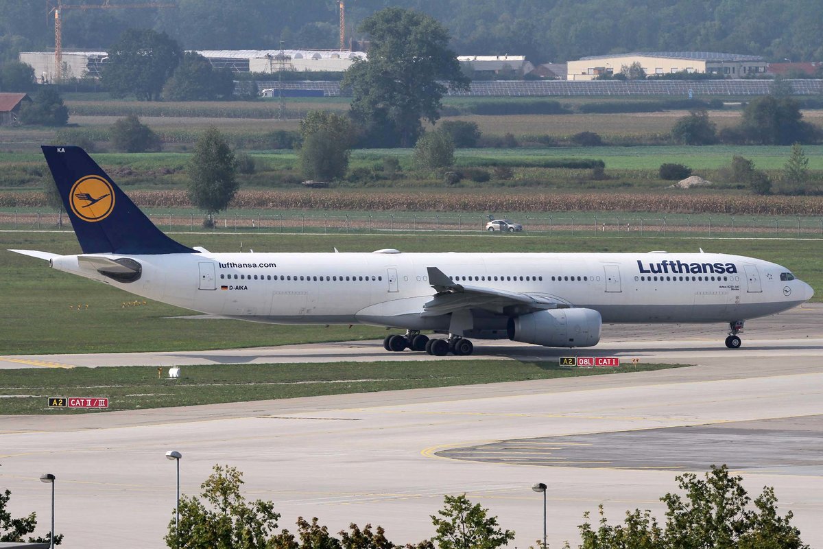 Lufthansa, D-AIKA, Airbus, A 330-343X,  Minden , MUC-EDDM, München, 05.09.2018, Germany
