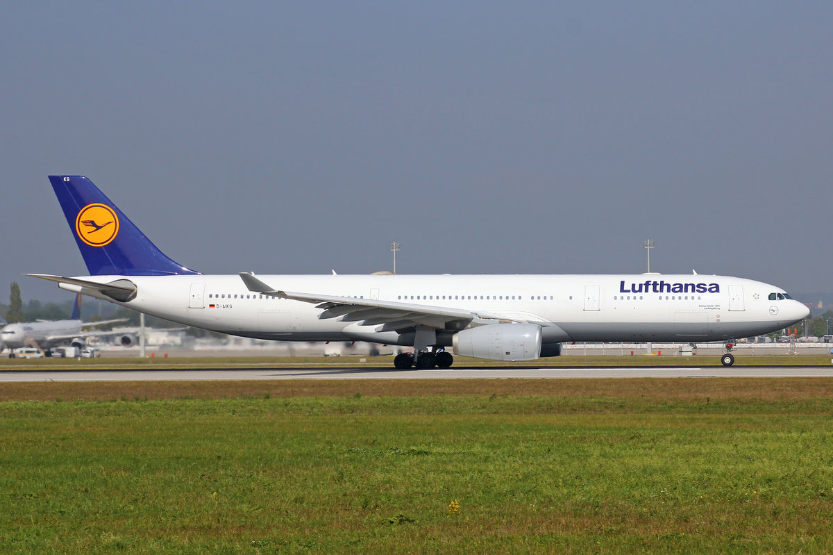 Lufthansa, D-AIKG, Airbus A330-343X,  Ludwigsburg , 24.September 2016, MUC München, Germany.