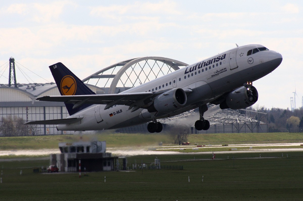 Lufthansa, D-AILB, (c/n 610),Airbus A 319-114, 05.04.2015, HAM-EDDH, Hamburg, Germany(Taufname :Wittenberg /Lutherstadt) 