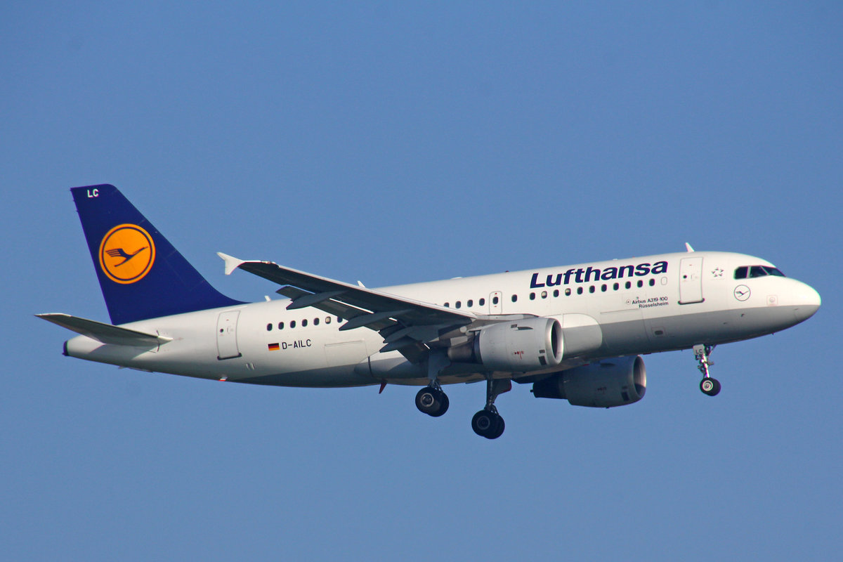 Lufthansa, D-AILC, Airbus A319-114,  Rsselsheim , 25.September 2016, MUC Mnchen, Germany.