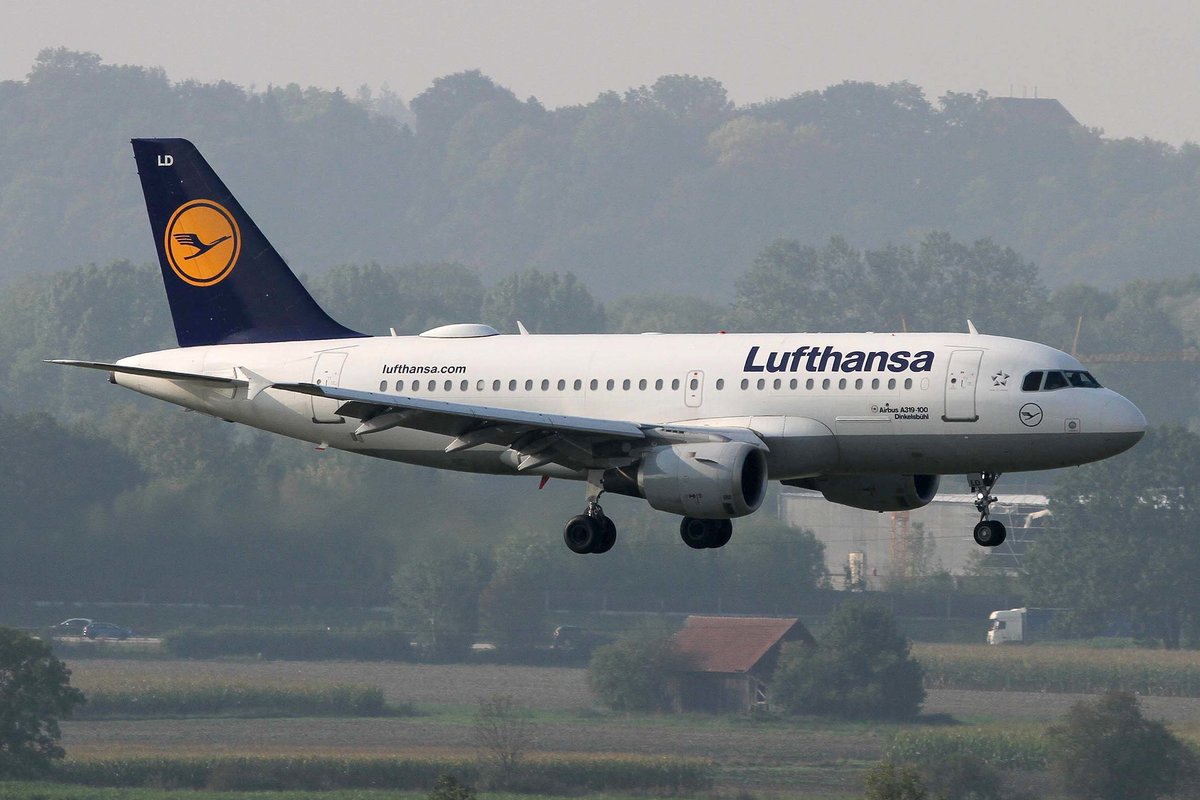 Lufthansa, D-AILD, Airbus, A 319-114,  Dinkelsbühl , MUC-EDDM, München, 05.09.2018, Germany