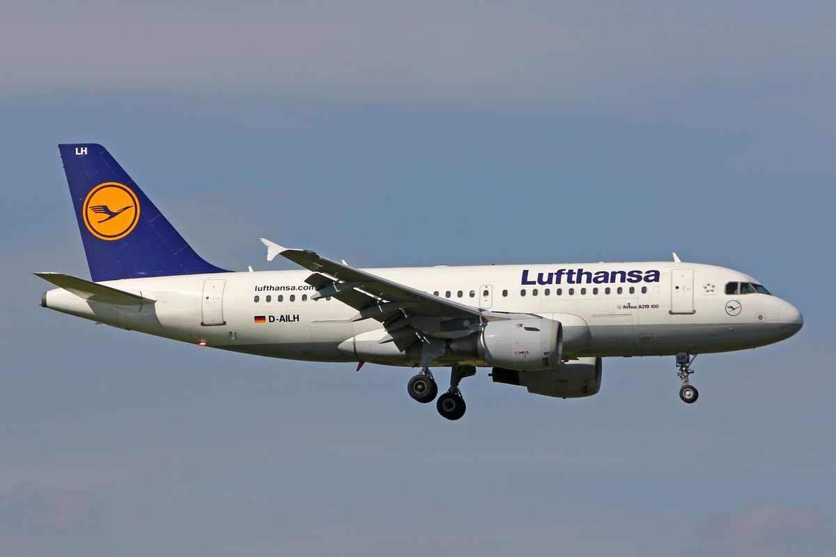 Lufthansa, D-AILH, Airbus A319-114, msn: 641, 15.Juni 2018, ZRH Zürich, Switzerland.