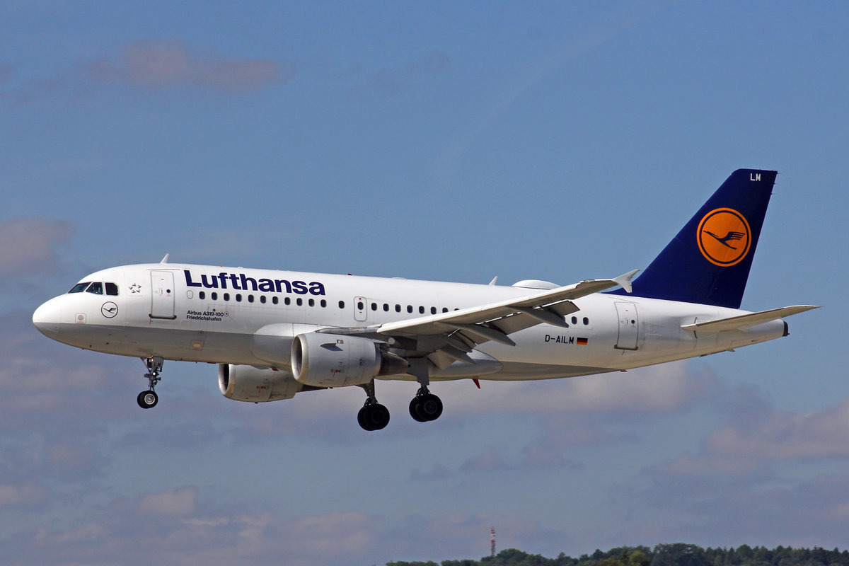 Lufthansa, D-AILM, Airbus A319-114, msn: 694,  Friedrichshafen , 7.August 2017, ZRH Zürich, Switzerland.