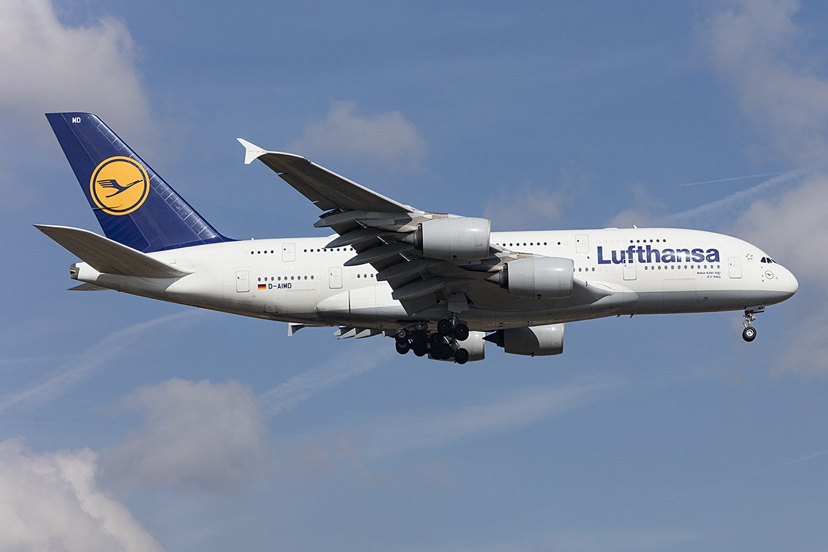 Lufthansa, D-AIMD, Airbus, A380-841, 24.03.2018, FRA, Frankfurt, Germany 



