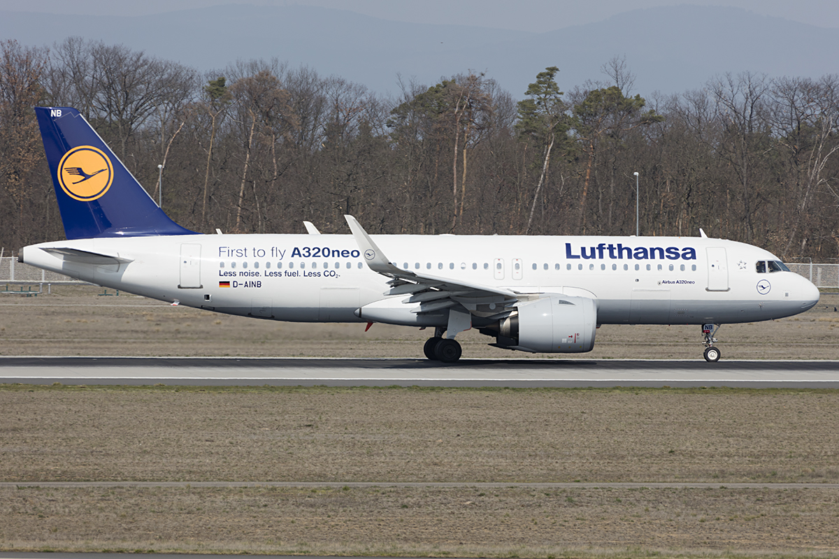 Lufthansa, D-AINB, Airbus, A320-271N, 31.03.2019, FRA, Frankfurt, Germany 



