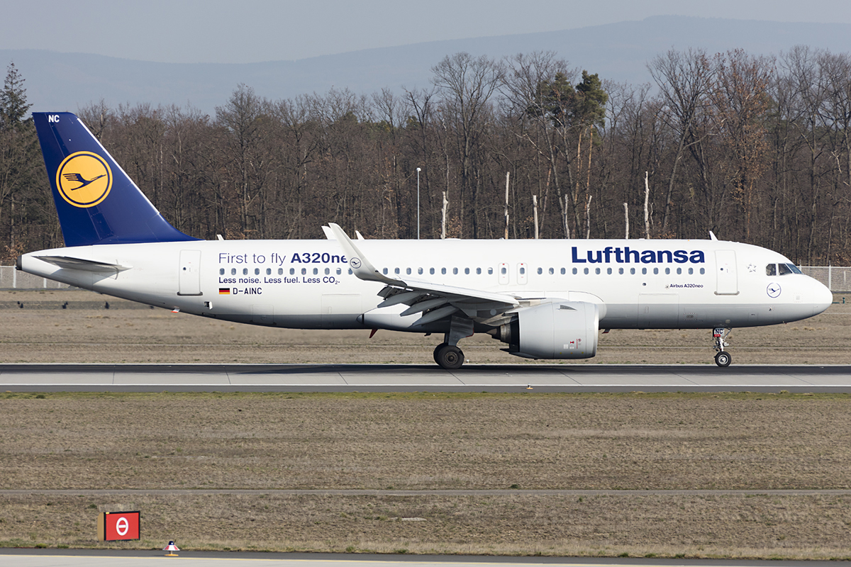 Lufthansa, D-AINC, Airbus, A320-271N, 31.03.2019, FRA, Frankfurt, Germany 


