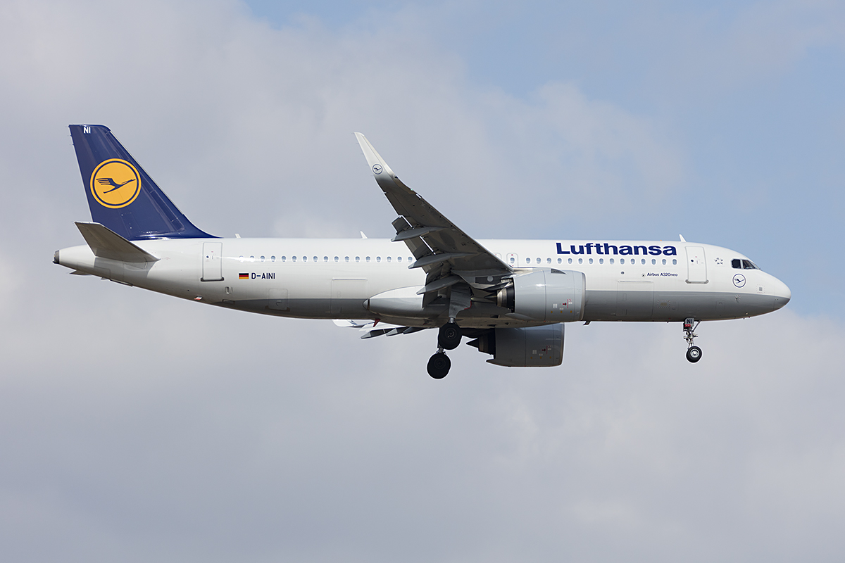 Lufthansa, D-AINI, Airbus, A320-271N, 24.03.2018, FRA, Frankfurt, Germany 

