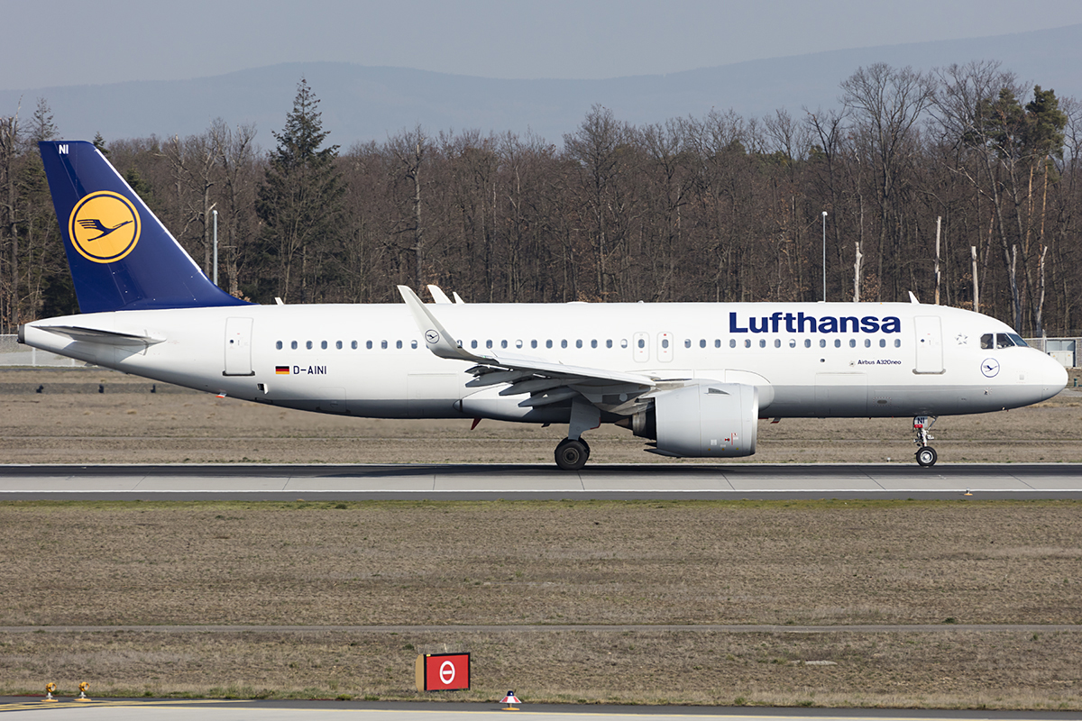 Lufthansa, D-AINI, Airbus, A320-271N, 31.03.2019, FRA, Frankfurt, Germany 



