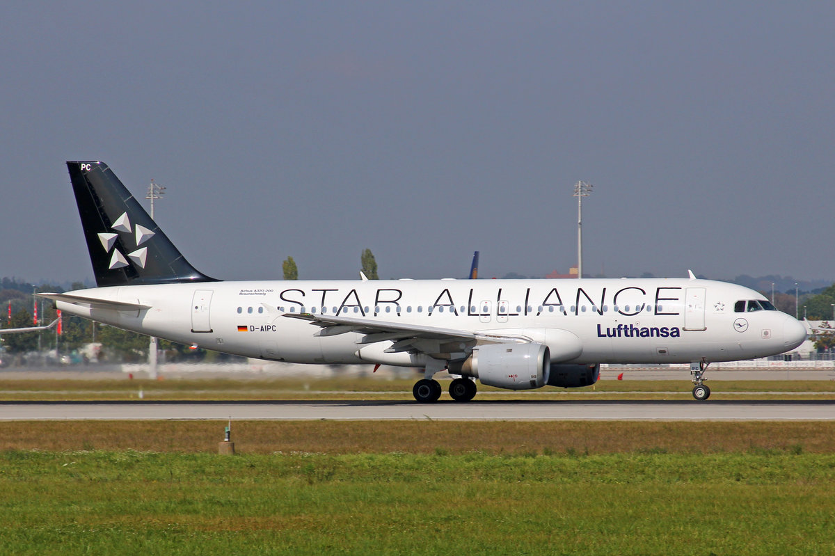 Lufthansa, D-AIPC, Airbus A320-211,  Braunschweig , 24.September 2016, MUC Mnchen, Germany.