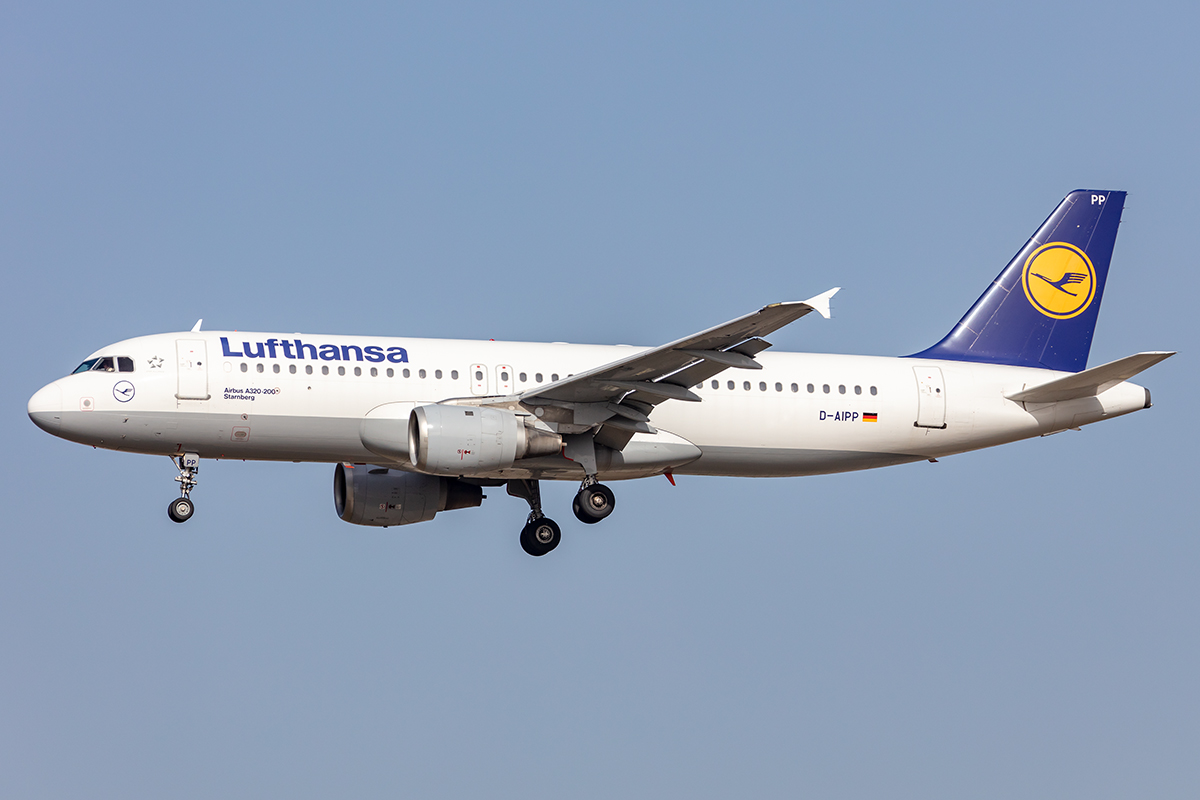 Lufthansa, D-AIPP, Airbus, A320-211, 24.02.2021, FRA, Frankfurt, Germany