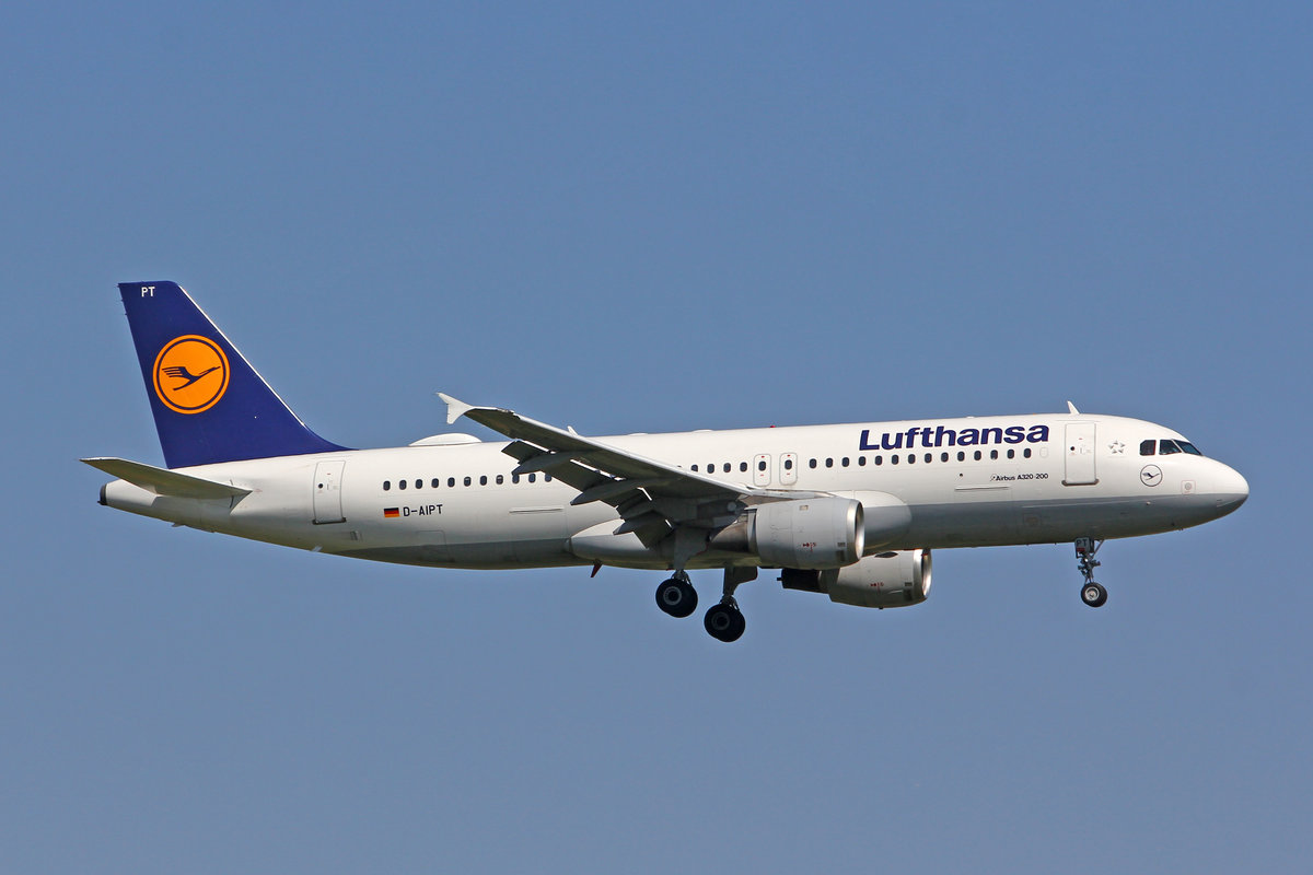 Lufthansa, D-AIPT, Airbus A320-211, msn: 117, 05.September 2018, ZRH Zürich, Switzerland.