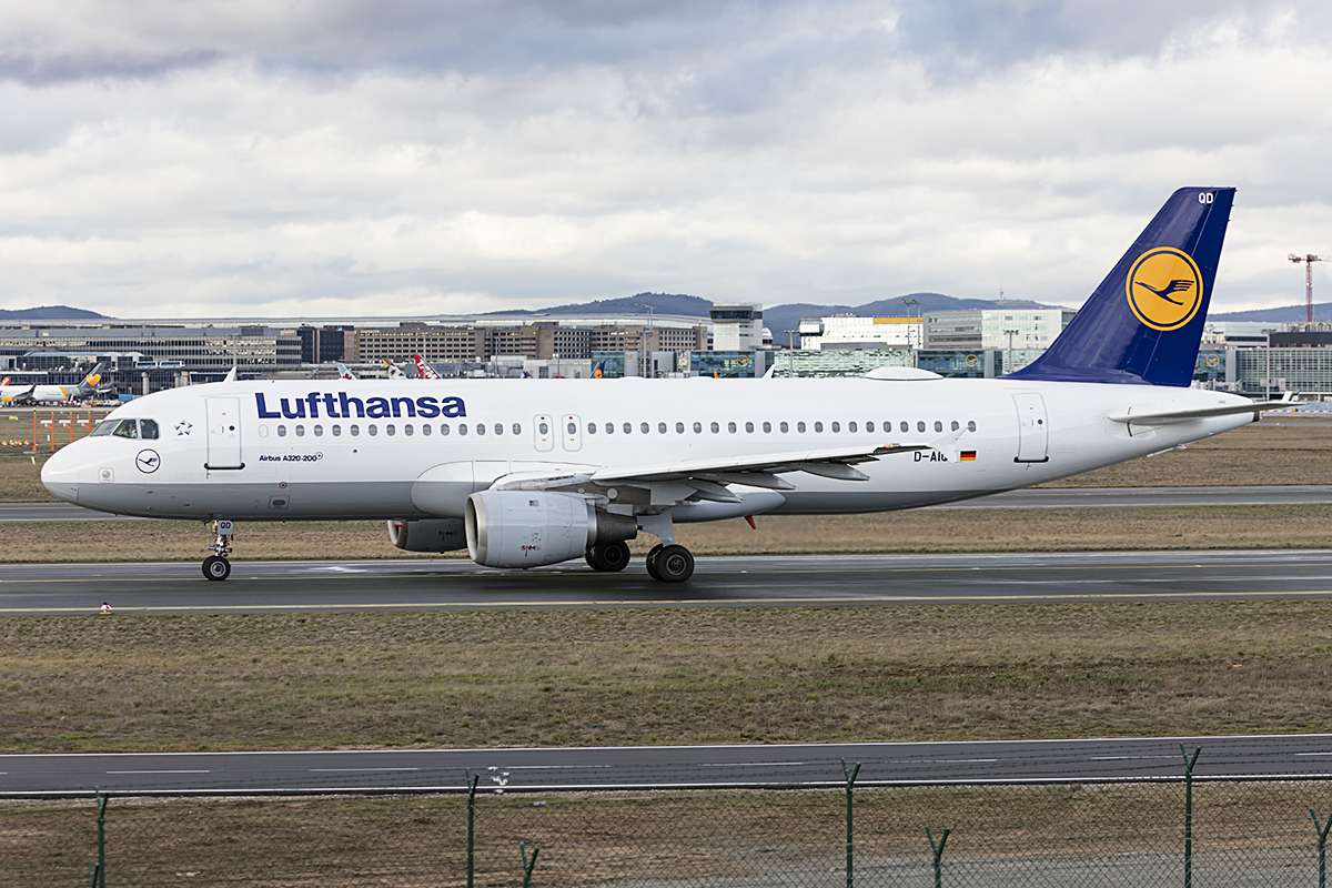 Lufthansa, D-AIQD, Airbus, A320-211, 17.01.2019, FRA, Frankfurt, Germany 


