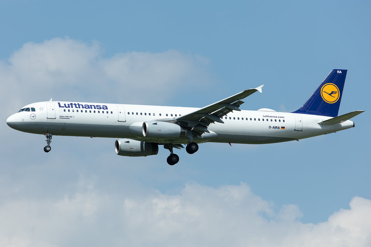 Lufthansa, D-AIRA, Airbus, A321-131, 02.05.2019, MUC, München, Germany


