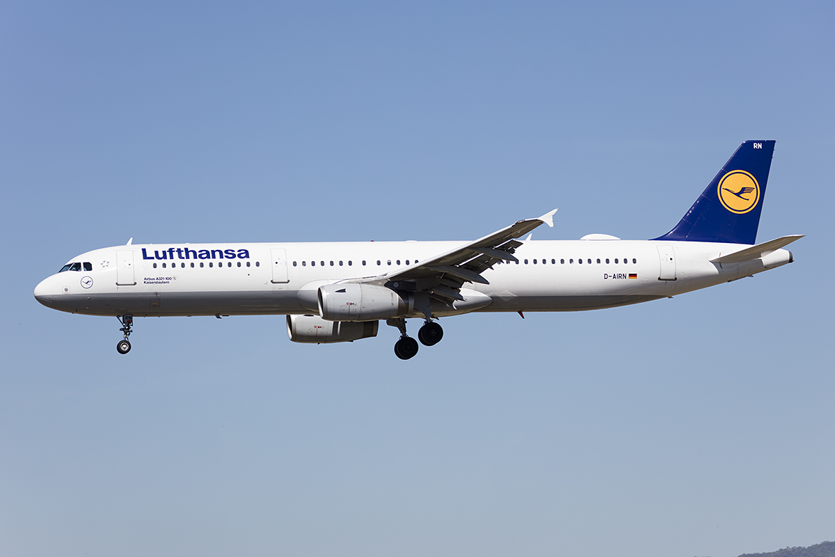 Lufthansa, D-AIRN, Airbus, A321-131, 13.09.2017, BCN, Barcelona, Spain 


