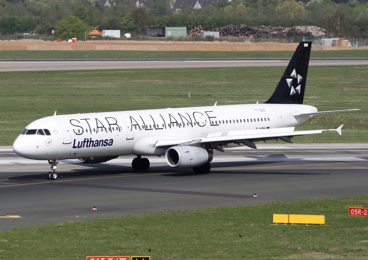 Lufthansa, D-AIRW  Heilbronn , Airbus, A 321-100 (StarAlliance-Lkrg.), 02.04.2014, DUS-EDDL, Dsseldorf, Germany