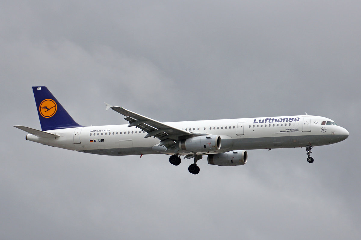 Lufthansa, D-AISE, Airbus A321-231, 01.Juli 2016,  Neustadt an der Weinstrasse , LHR London Heathrow, United Kingdom.