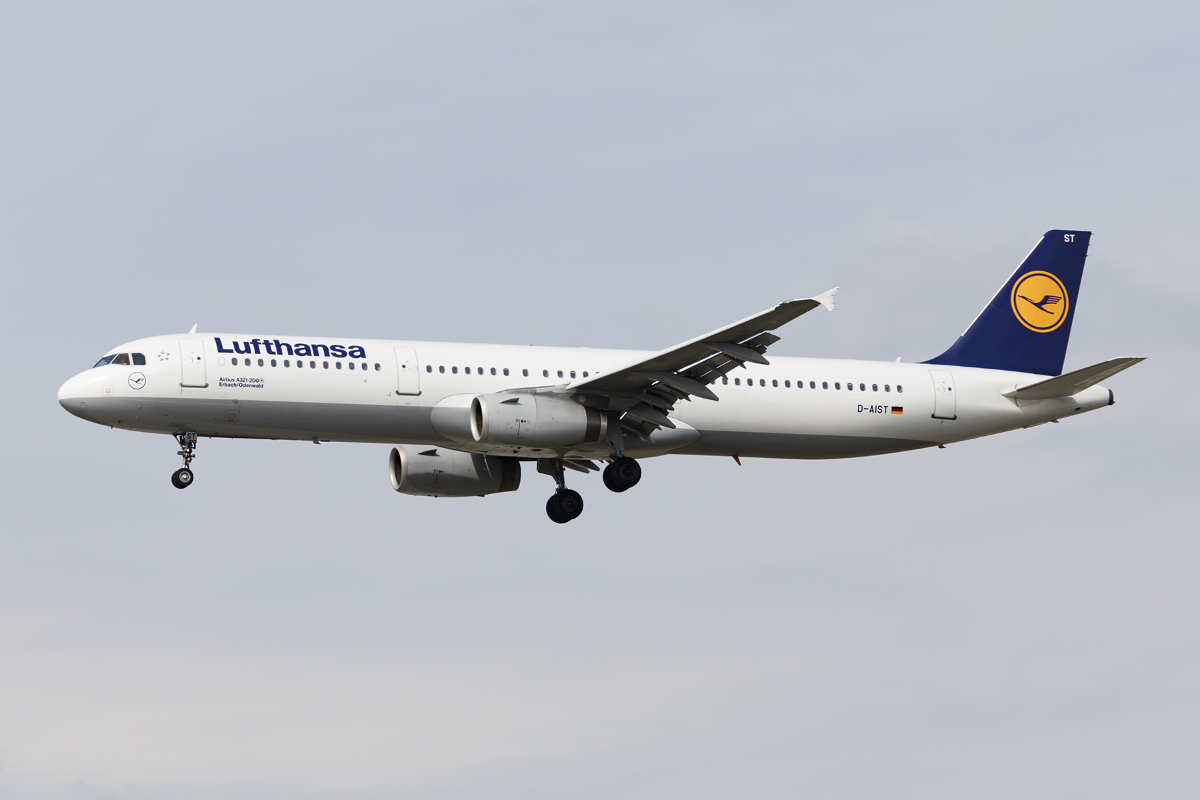 Lufthansa, D-AIST, Airbus, A321-231, 01.04.2017, FRA, Frankfurt, Germany 


