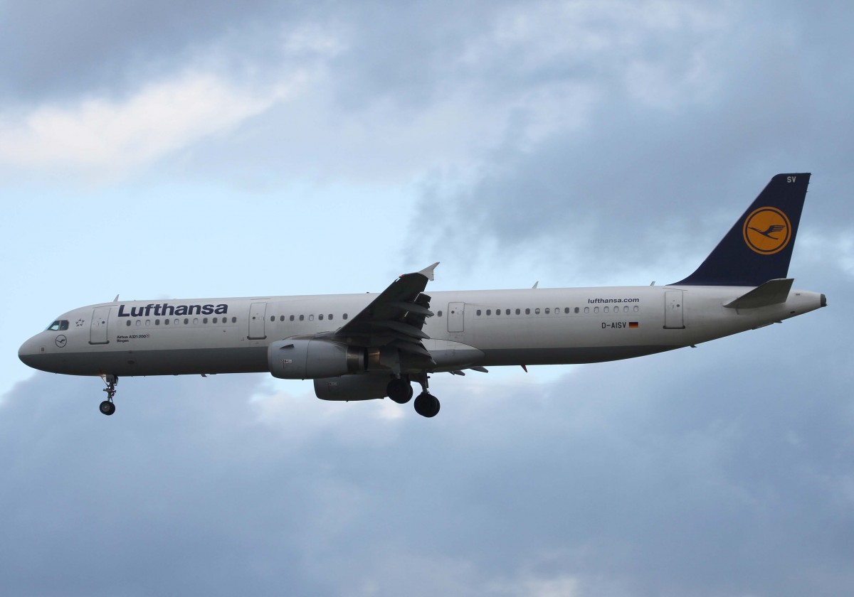 Lufthansa, D-AISV  Bingen , Airbus, A 321-200, 18.04.2014, FRA-EDDF, Frankfurt, Germany



