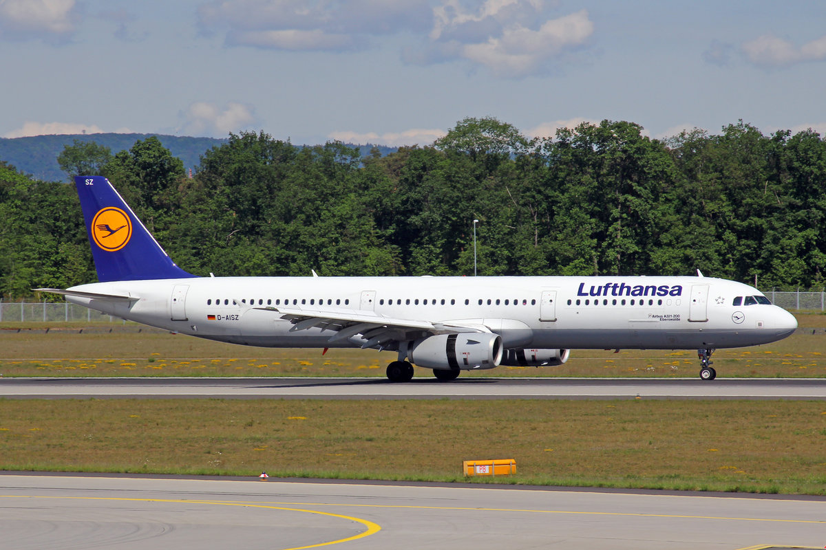 Lufthansa, D-AISZ, Airbus A321-231,  Eberswalde , 21.Mai 2017, FRA Frankfurt am Main, Germany.