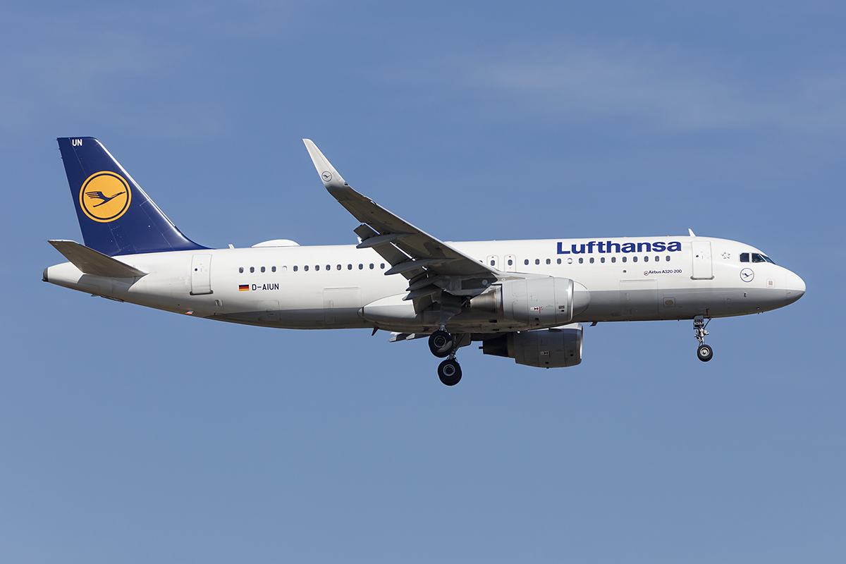 Lufthansa, D-AIUN, Airbus, A320-214, 07.04.2018, FRA, Frankfurt, Germany 



