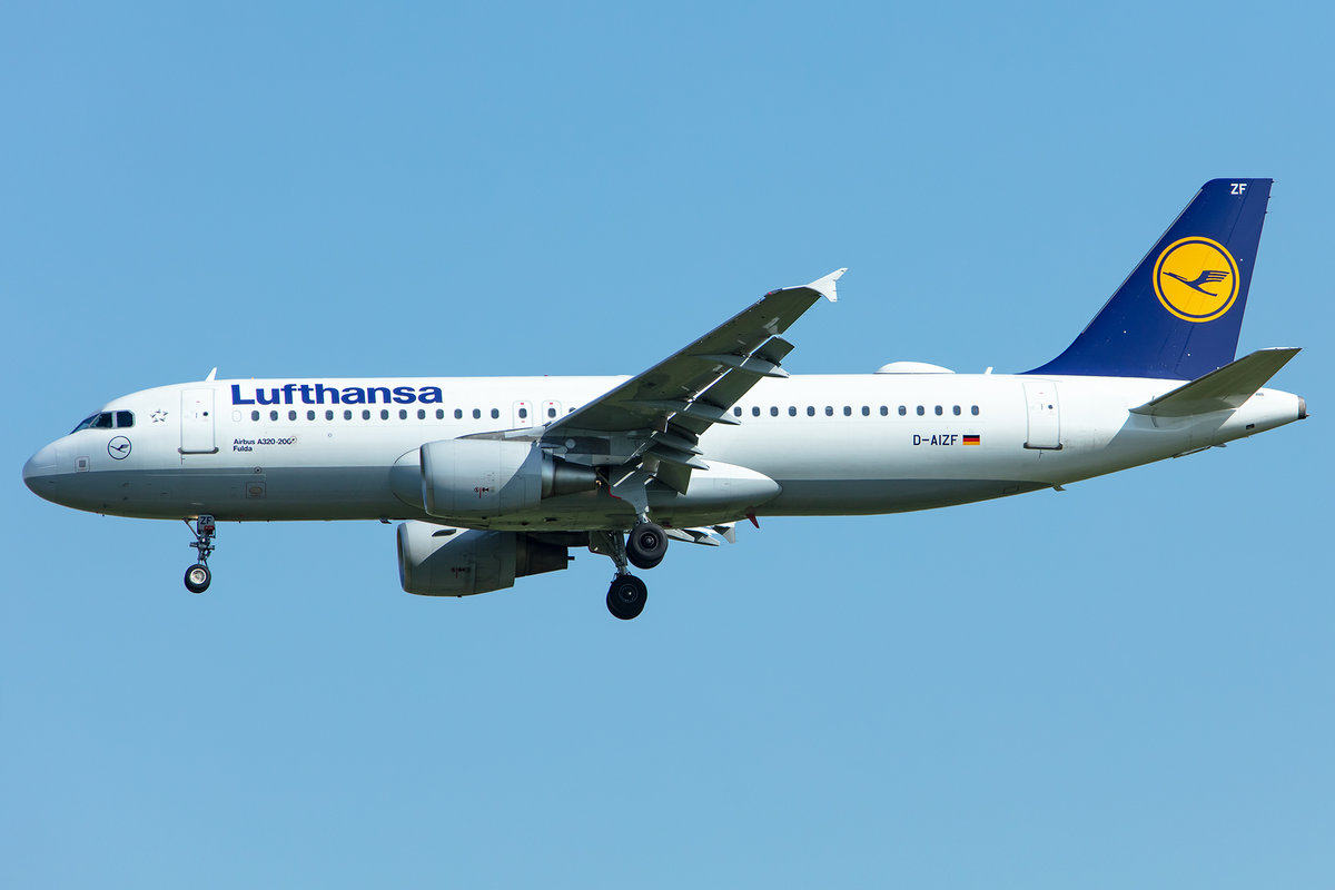 Lufthansa, D-AIZF, Airbus, A320-214, 02.05.2019, MUC, München, Germany

