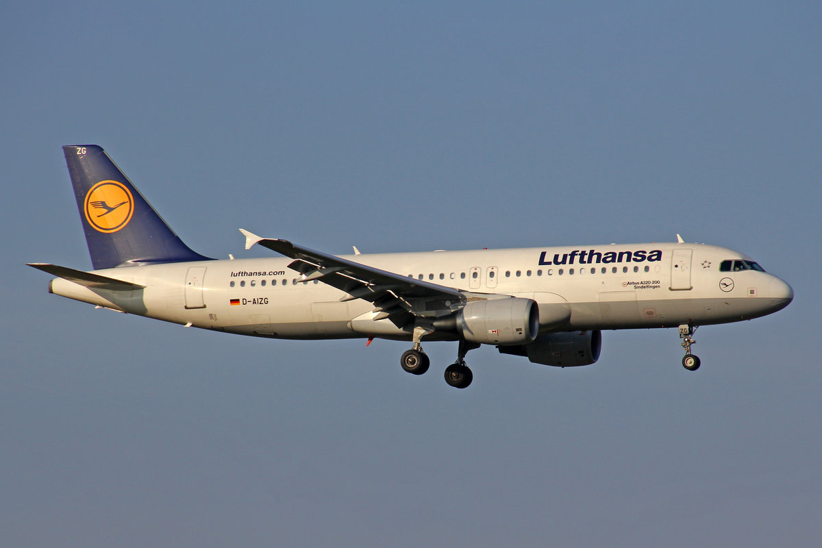 Lufthansa, D-AIZG, Airbus A320-214,  Sindelfingen , 25.März 2017, ZRH Zürich, Switzerland.