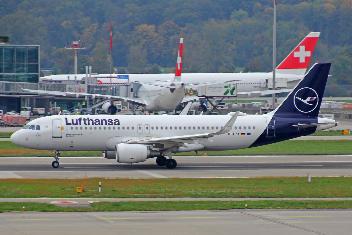 Lufthansa, D-AIZX, Airbus A320-214, msn: 5741,  Buxdehude , 10.Oktober 2022, ZRH Zürich, Switzerland.