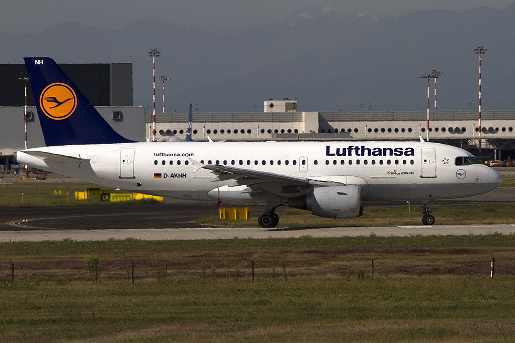 Lufthansa, D-AKNH, Airbus, A319-112, 14.09.2013, MXP, Mailand, Italy



