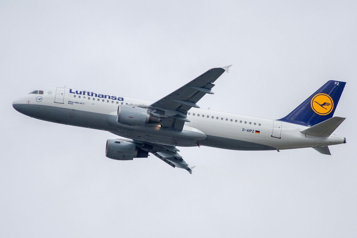 Lufthansa (LH-DLH), D-AIPZ  Erfurt , Airbus, A 320-211, 06.04.2017, FRA-EDDF, Frankfurt, Germany