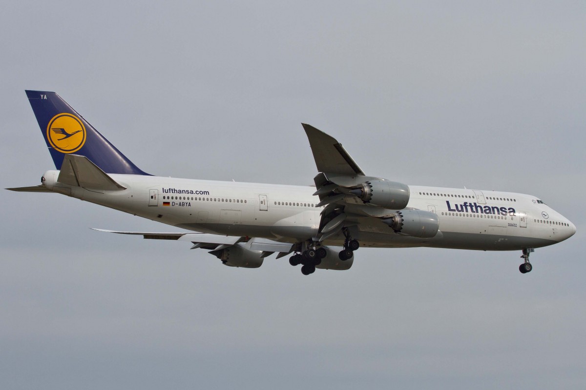 Lufthansa (LH/DLH), D-ABYA  Brandenburg , Boeing, 747-830, 17.04.2015, FRA-EDDF, Frankfurt, Germany
