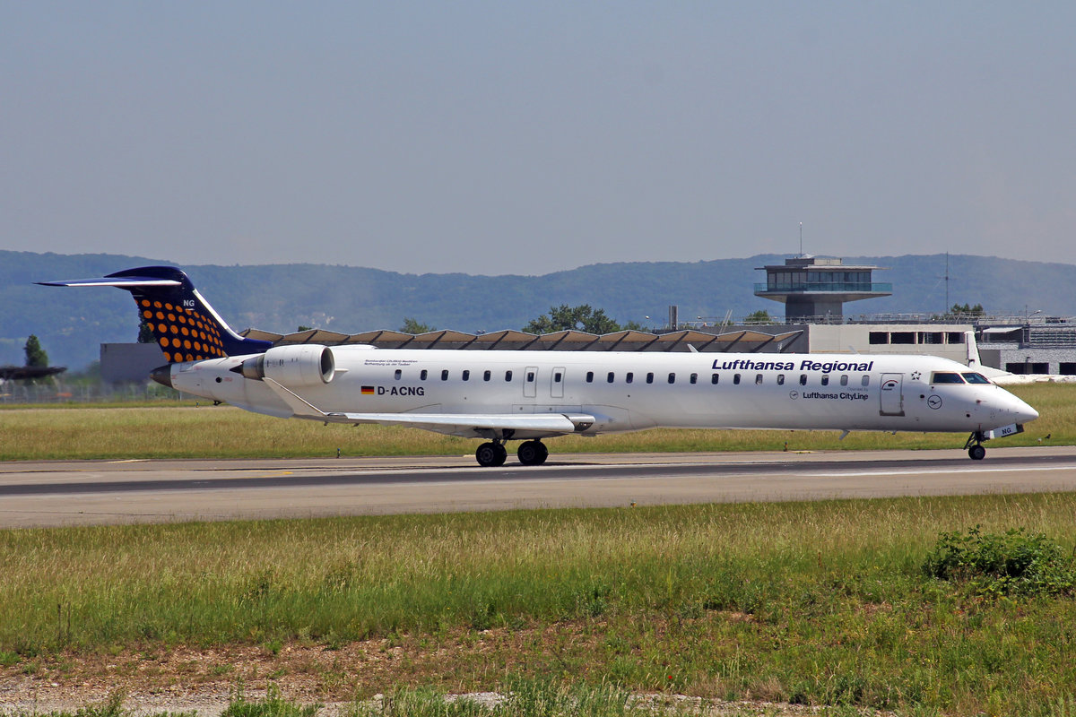 Lufthansa Regional CityLine, D-ACNG, Bombardier CRJ-900LR,  Rothenburg ob der Tauber , 29.Mai 2017, BSL Basel, Switzerland.