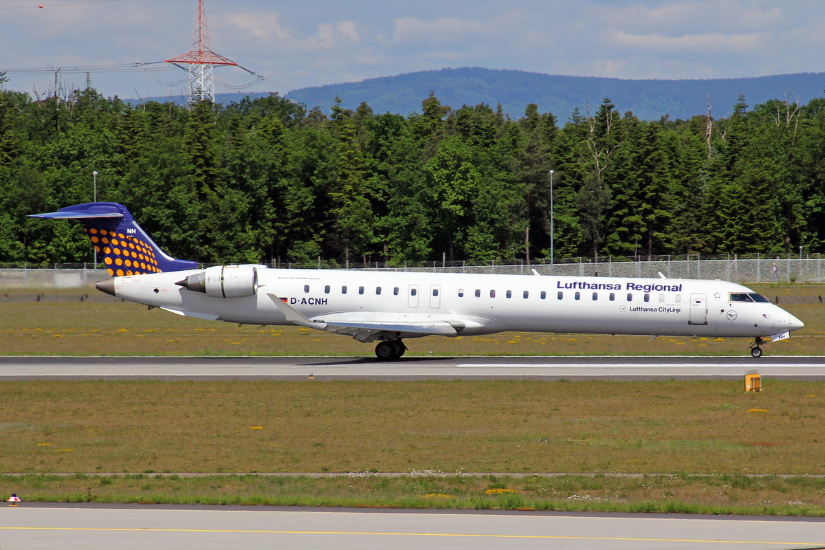 Lufthansa Regional CityLine, D-ACNH, Bombardier CRJ-900LR, 21.Mai 2017, FRA Frankfurt am Main, Germany.