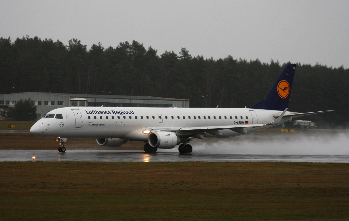 Lufthansa Regional CityLine, D-AEBM,(c/n 19000523),Embraer ERJ -190-200LR, 22.12.2014, GDN-EPGD, Gdansk, Polen 