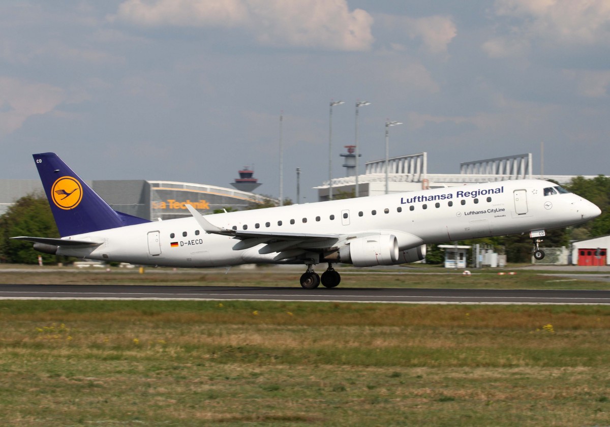 Lufthansa Regional (CityLine), D-AECD  Schkeuditz , Embraer, 190 LR, 23.04.2014, FRA-EDDF, Frankfurt, Germany