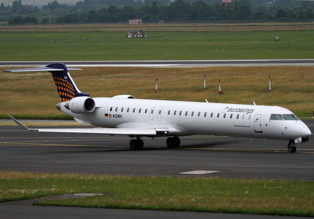 Lufthansa Regional (Eurowings), D-ACNV  ohne Namen , Bombardier, CRJ-900 NG (Bug/Nose), 01.07.2013, DUS-EDDL, Dsseldorf, Germany 