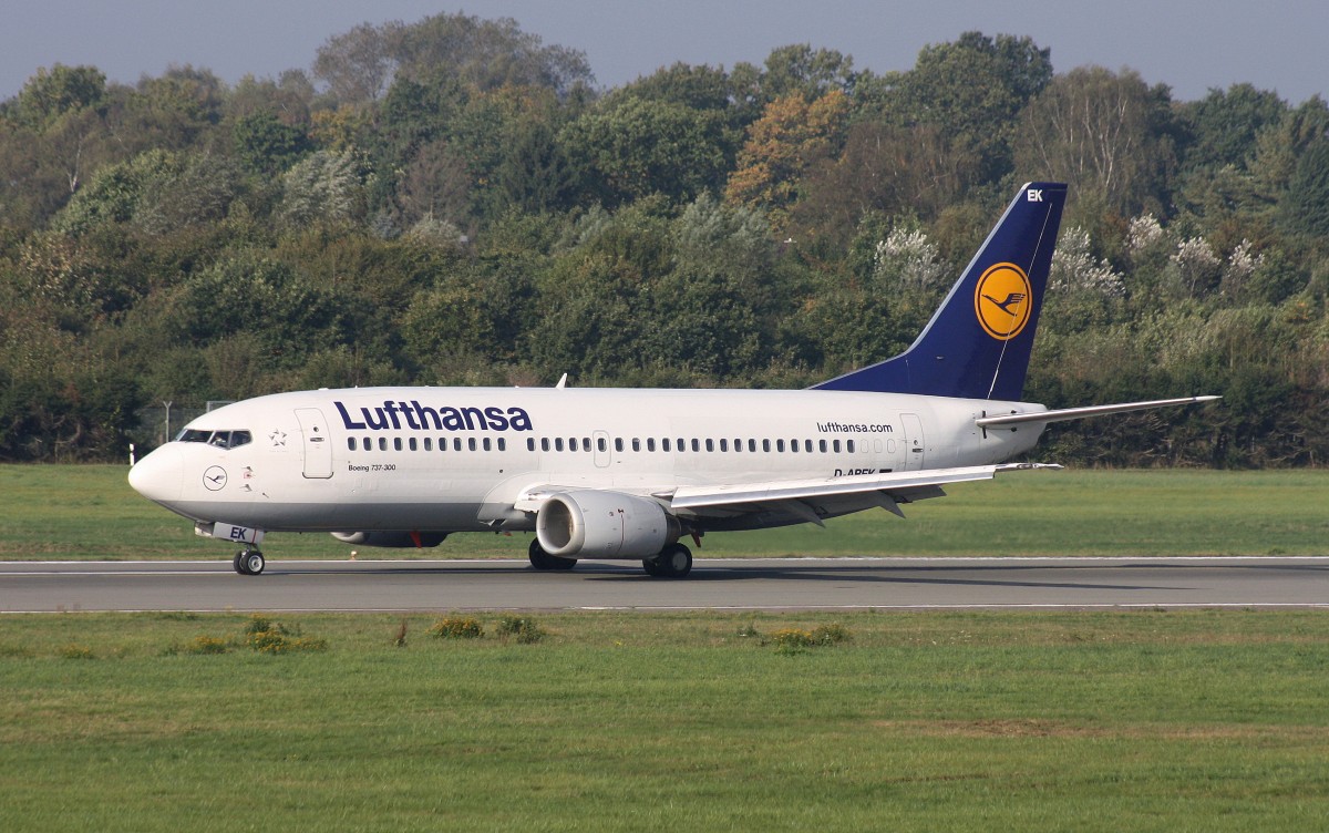 Lufthansa,D-ABEK,(c/n 25414),Boeing 737-330,04.10.2014,HAM-EDDH,Hamburg,Germany