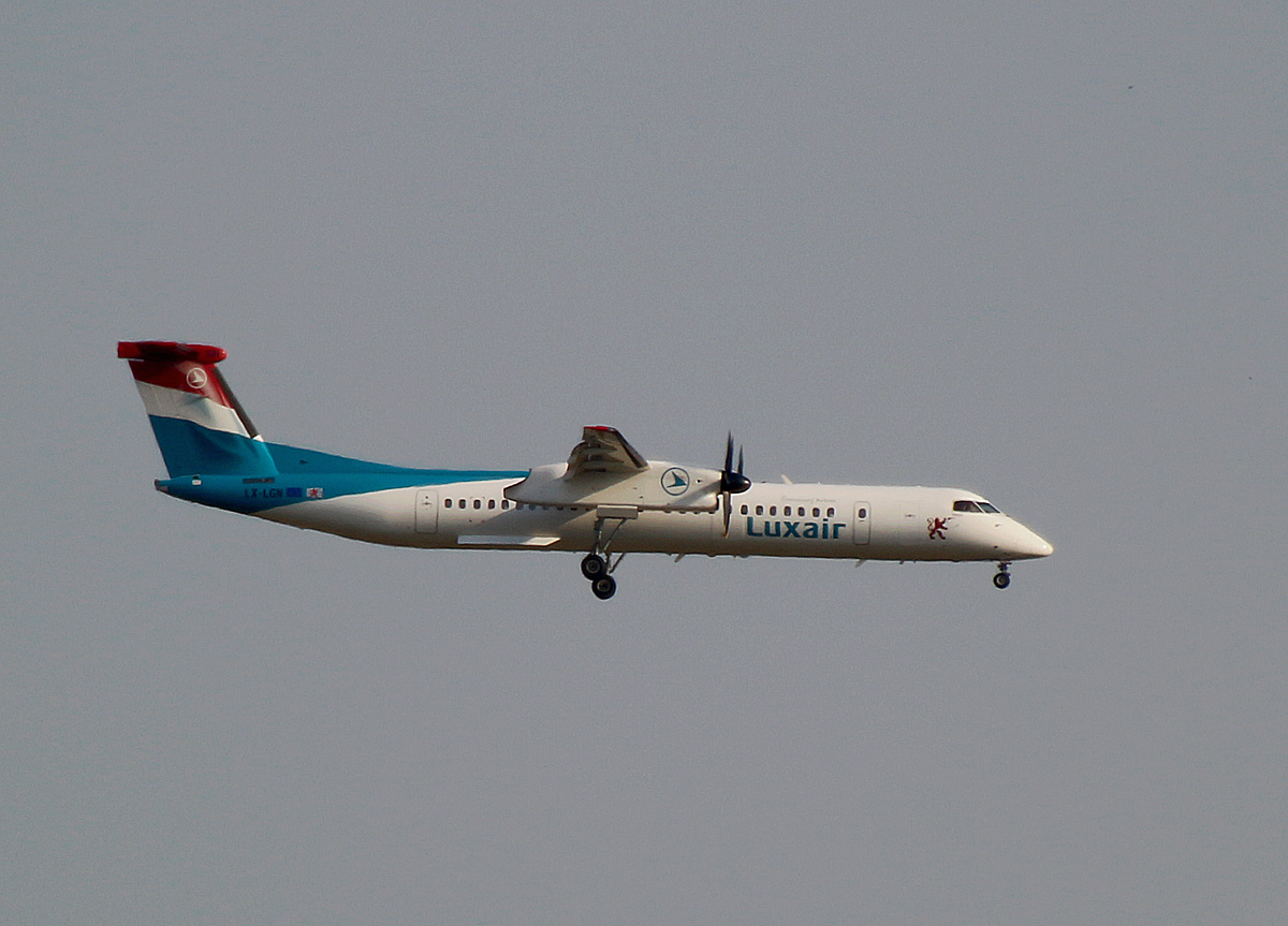 Luxair, DHC-8-402Q, LX-LGN, BER, 09.06.2023