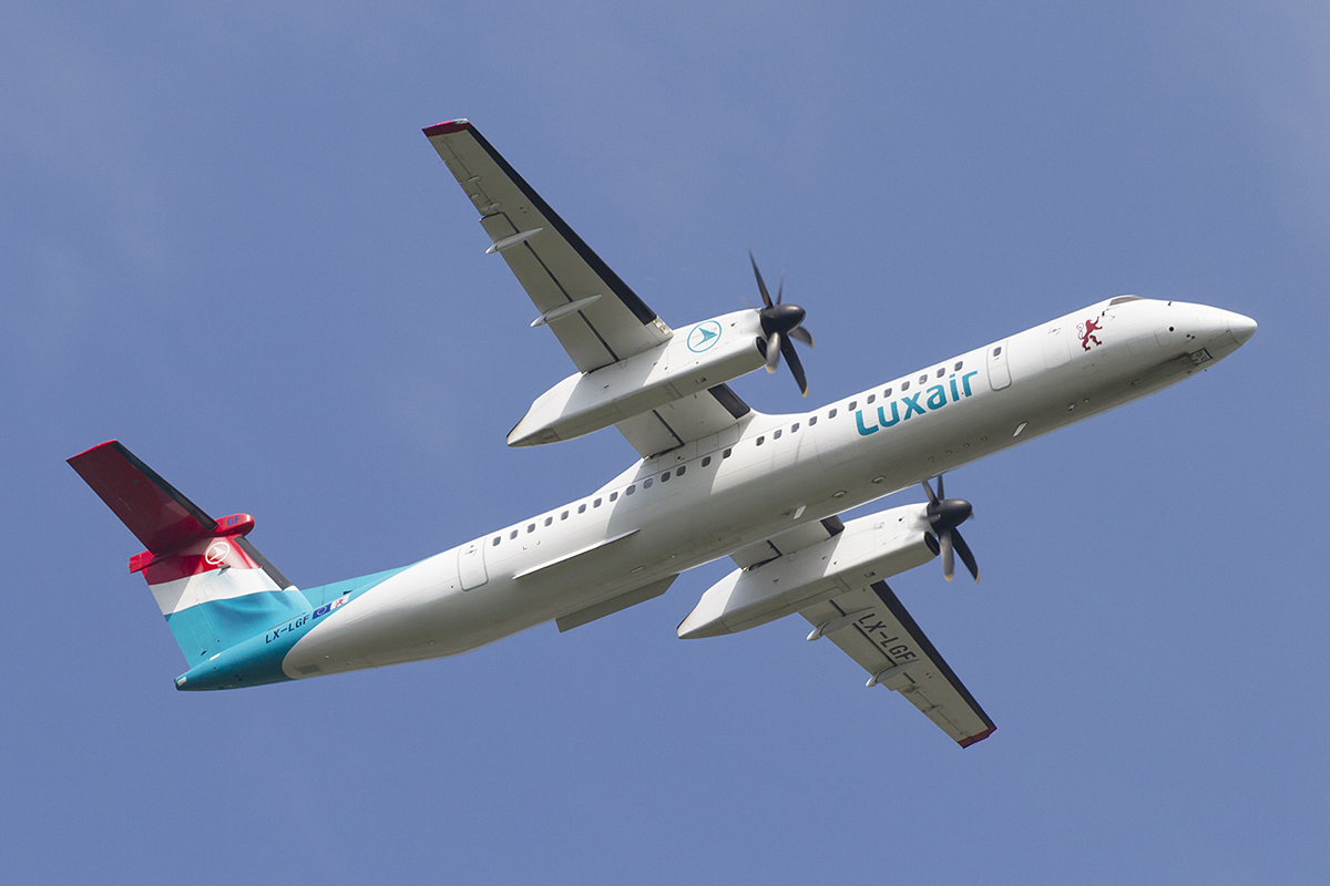 Luxair, LX-LGF, deHavilland, DHC-8Q-402, 20.05.2018, LUX, Luxemburg, Luxemburg 


